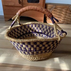 Medium sized African market basket